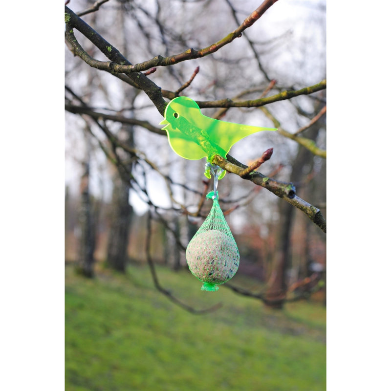 Latacha Hanging Suet Bird Feeder, Green