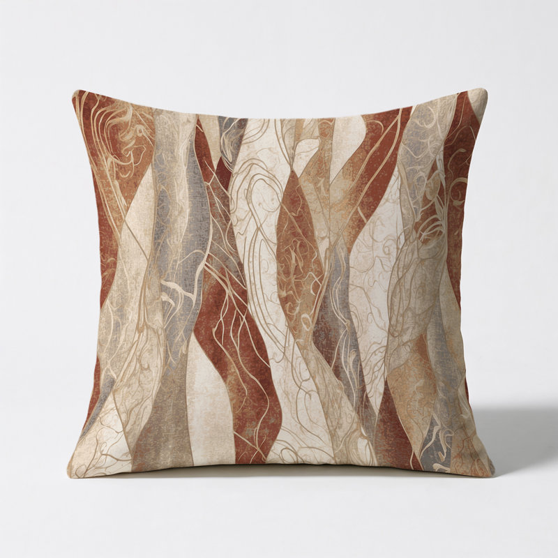 Silk Horizon Indoor And Outdoor Throw Pillow, Square 18"