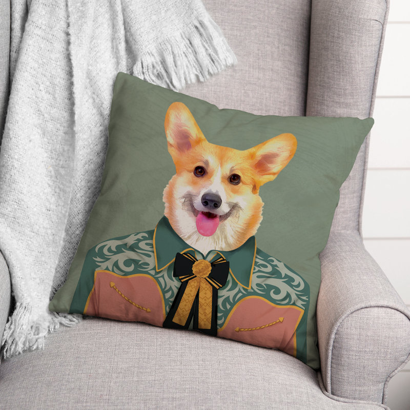 Throw Pillow, 18"H x 18" W