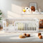 Structure de lit simple en bois avec clôture-1470162805