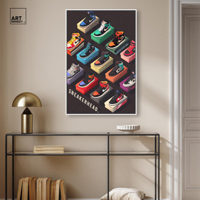 Sneaker Collection Dreams Canvas Sneakerhead Posters by Art Remedy