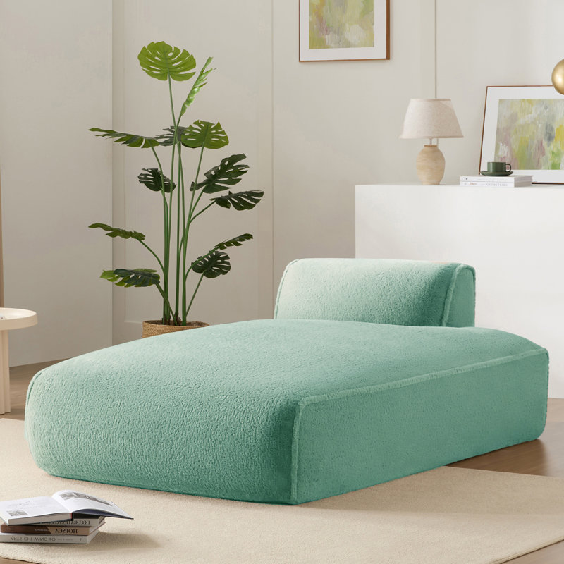 Flâneuse rembourrée, Vert, Droite