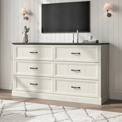 55'' W 6 - Drawer Dresser For Bedroom
