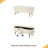 Luxury Oval Boucle Storage Ottoman Bench With Wood Legs 350Lb Weight Capacity & Safety Hinge, For Living Room-1116326704