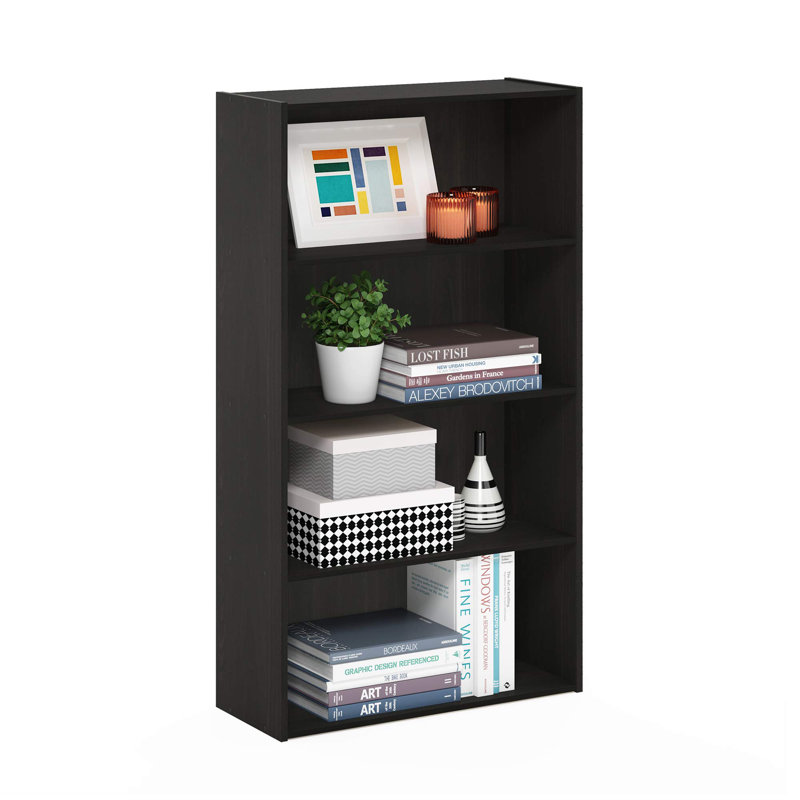 Adjustable Five-Layer Floor-To-Ceiling Bookshelf With Large Capacity, 41.7"H x 9.4"W x 23.6"D