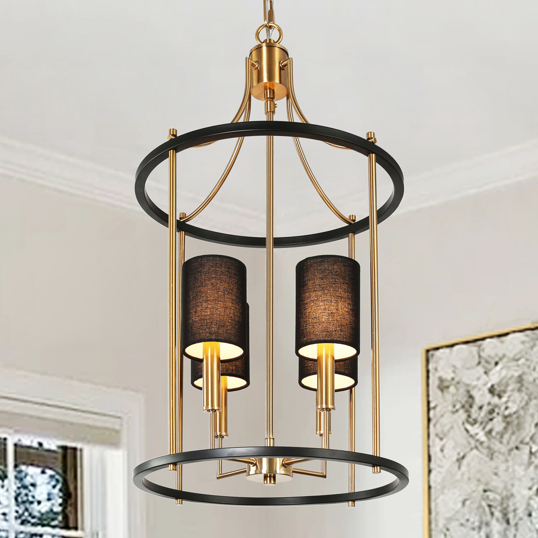 Delcho 4 - Light Dimmable Chandelier Everly Quinn