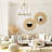 Juwariya 8 - Light Steel Dimmable Chandelier