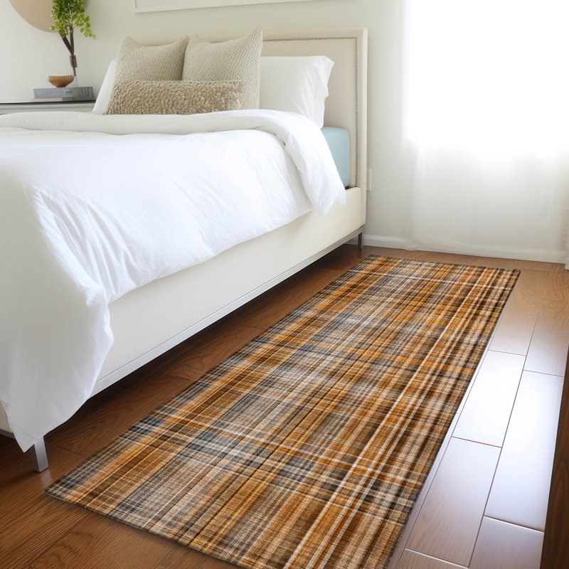 Tapis intérieur / extérieur Kinslee, Tapis de couloir 2 pi 3 po x 7 pi 6 po