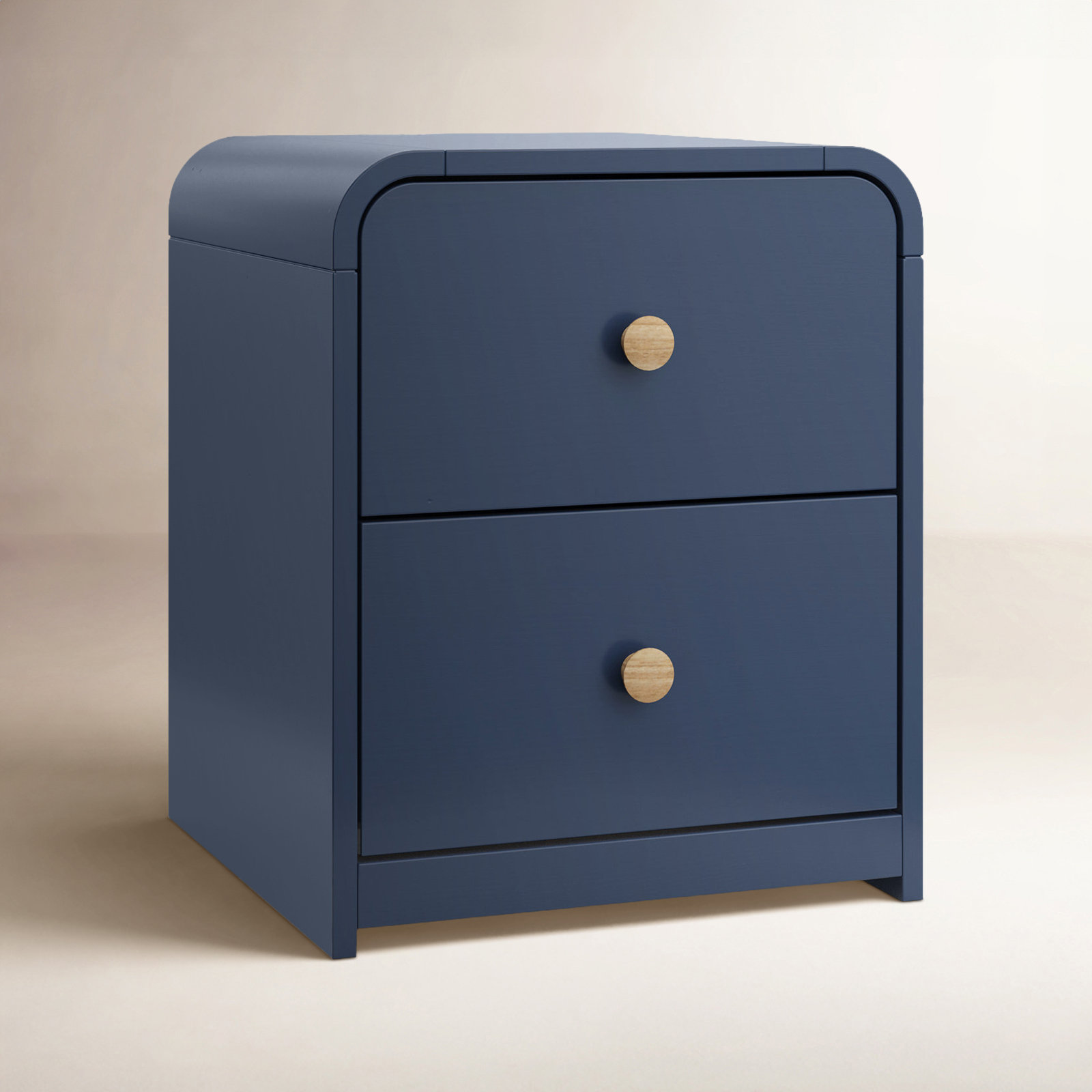 Santos Nightstand, Midnight Blue