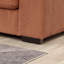 Canapé modulaire à assise profonde avec repose-pieds, canapé-lit en velours côtelé-129891948