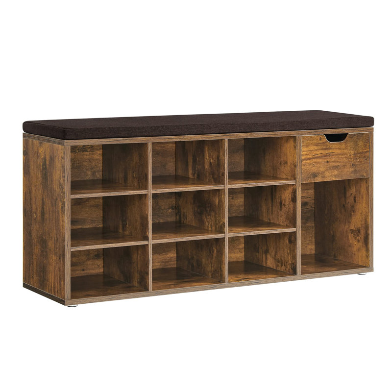 10 Pair Shoe Storage Bench