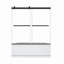 Porte de baignoire sans cadre 60 "x H 58"-87849797