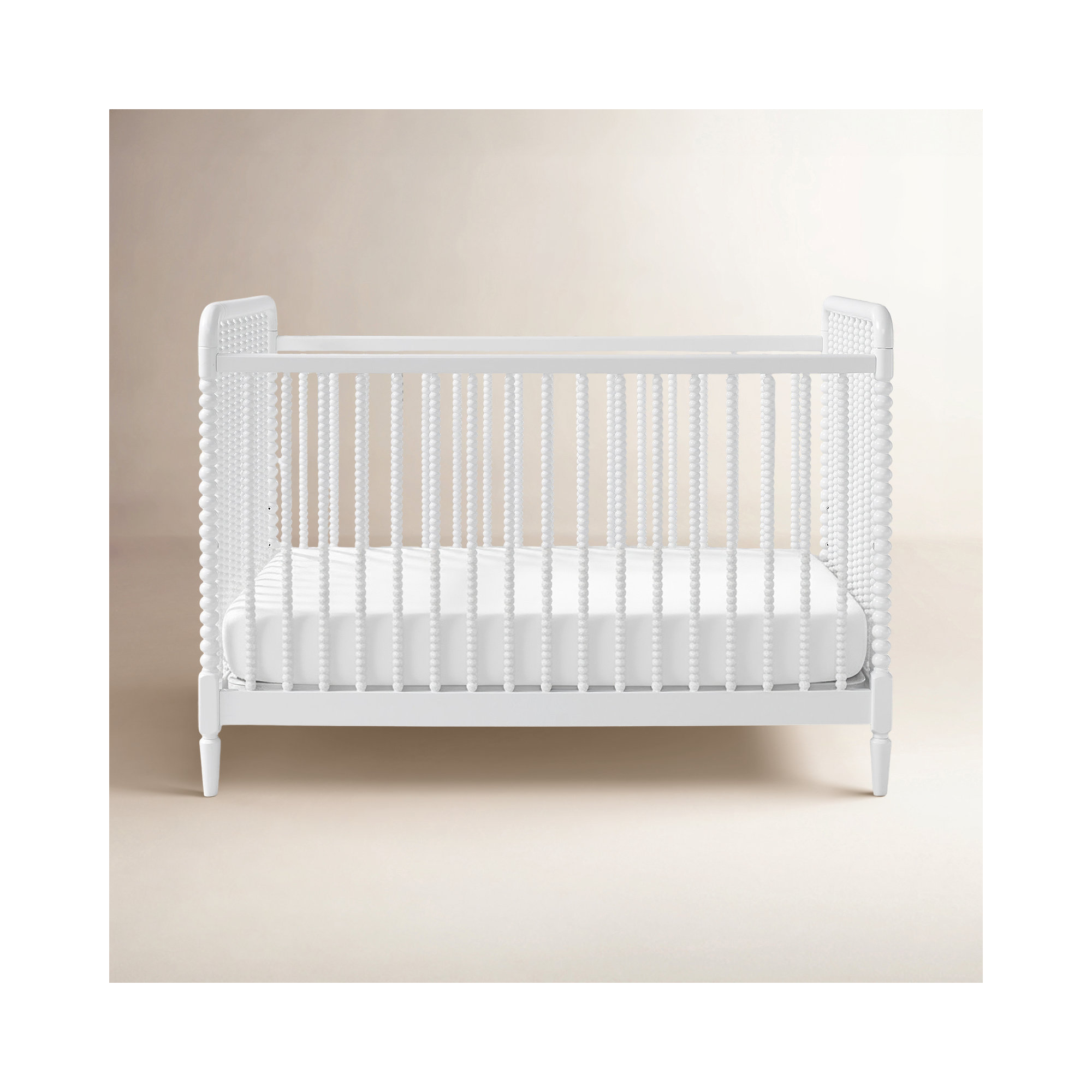 Saint 4-in-1 Convertible Crib, Crib, Bianca White