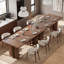 Bureau de direction 63 po, grand bureau d'ordinateur avec prise de courant-815030204