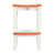 Blanc / orange agrume