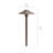 Low Voltage 8-inch Textured Black Hardwired Dome Path Light with No Bulbs Included-1381004423