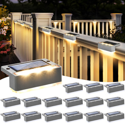 Stainless Steel Solar Powered Step Light Pack