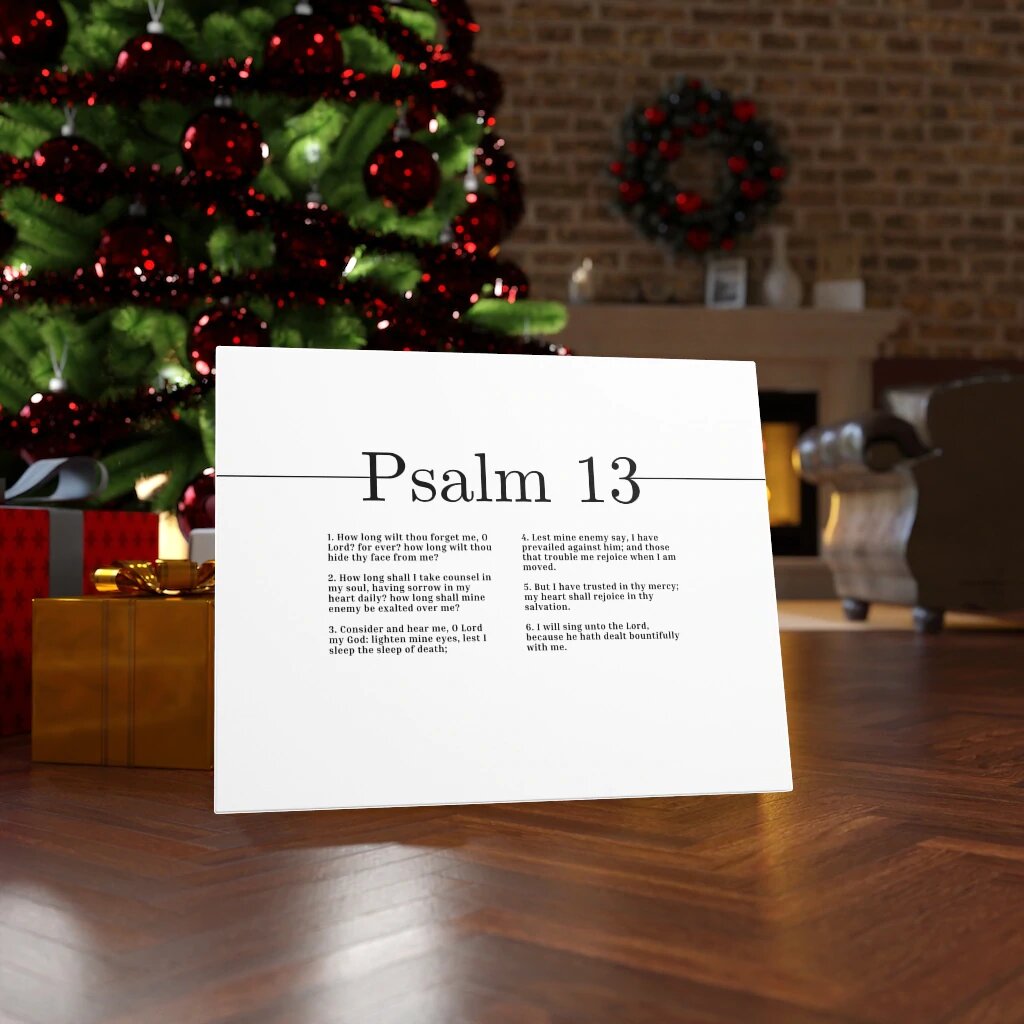 Trinx I Have Trusted In Thy Mercy Psalm 13 Christian Wall Art Bible Verse  Print Ready to Hang | Wayfair
