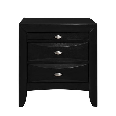 Table de chevet noire Lucille