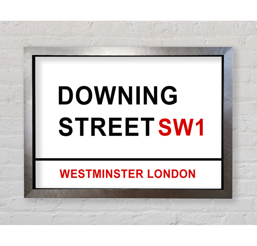 Downing Street Schilder - Drucken