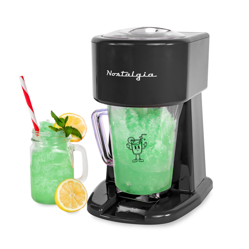 Nostalgia 40-Ounce Frozen Beverage Station, Black, Black