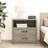 31.5" Wood Nightstand with Drawer & Shelf - Modern Bedside End Table-494160355