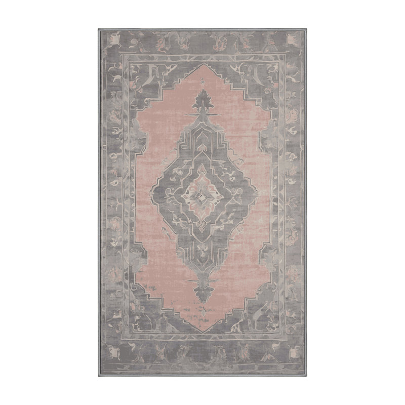 Tapis gris soyeux et moelleux, Tapis de couloir 2 pi x 5 pi