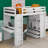 Janais Twin 6 Drawer Loft Bed with Bookcase and Built-in-Desk by Munora-1003048300