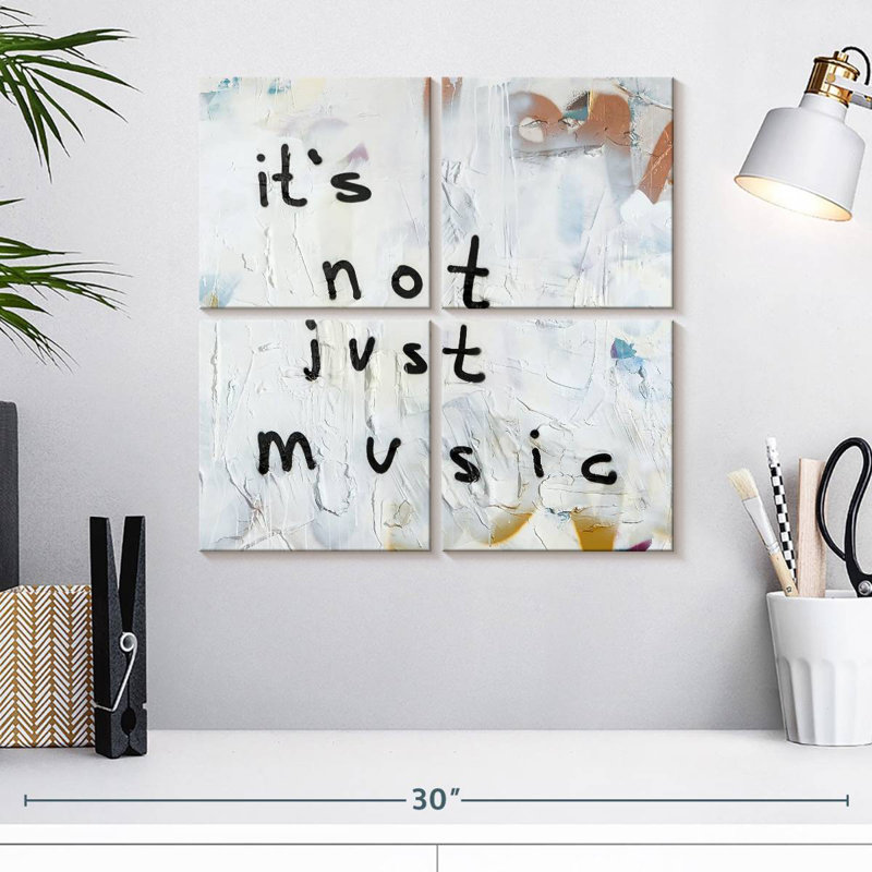 Tergel Not Just Music, 18" H x 18" W
