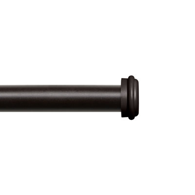Topper 1" Adjustable Iron Single Curtain Rod