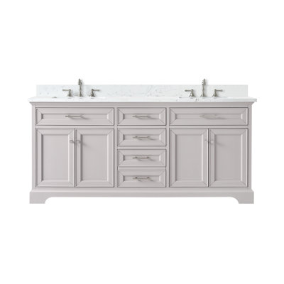 Thompson 72" W Double Bathroom Vanity