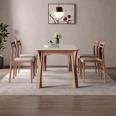 Simple rectangular dining table