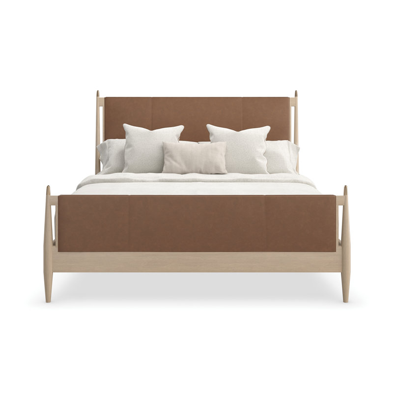 Rhythm Leather Bed, Queen