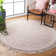 Aldeline Hand-Woven Flatweave Wool Ivory/Pink Area Rug