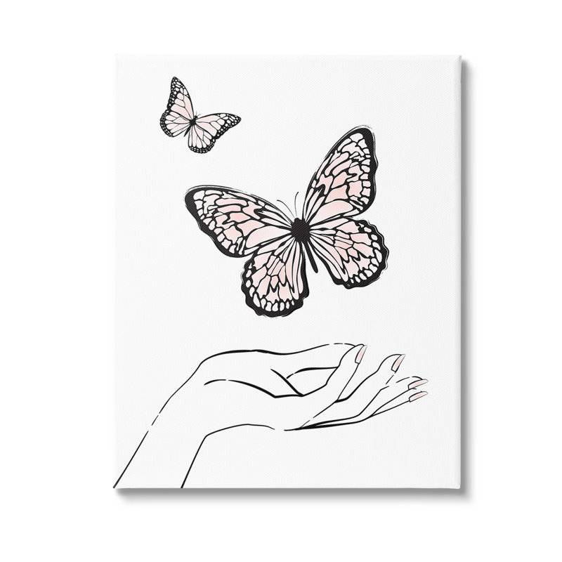 «Minimal Catching Butterflies» par Martina Pavlova, H 20 po x l 16 po