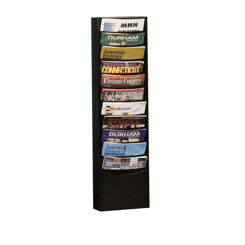 Porte-magazines mural Tobler, Noir