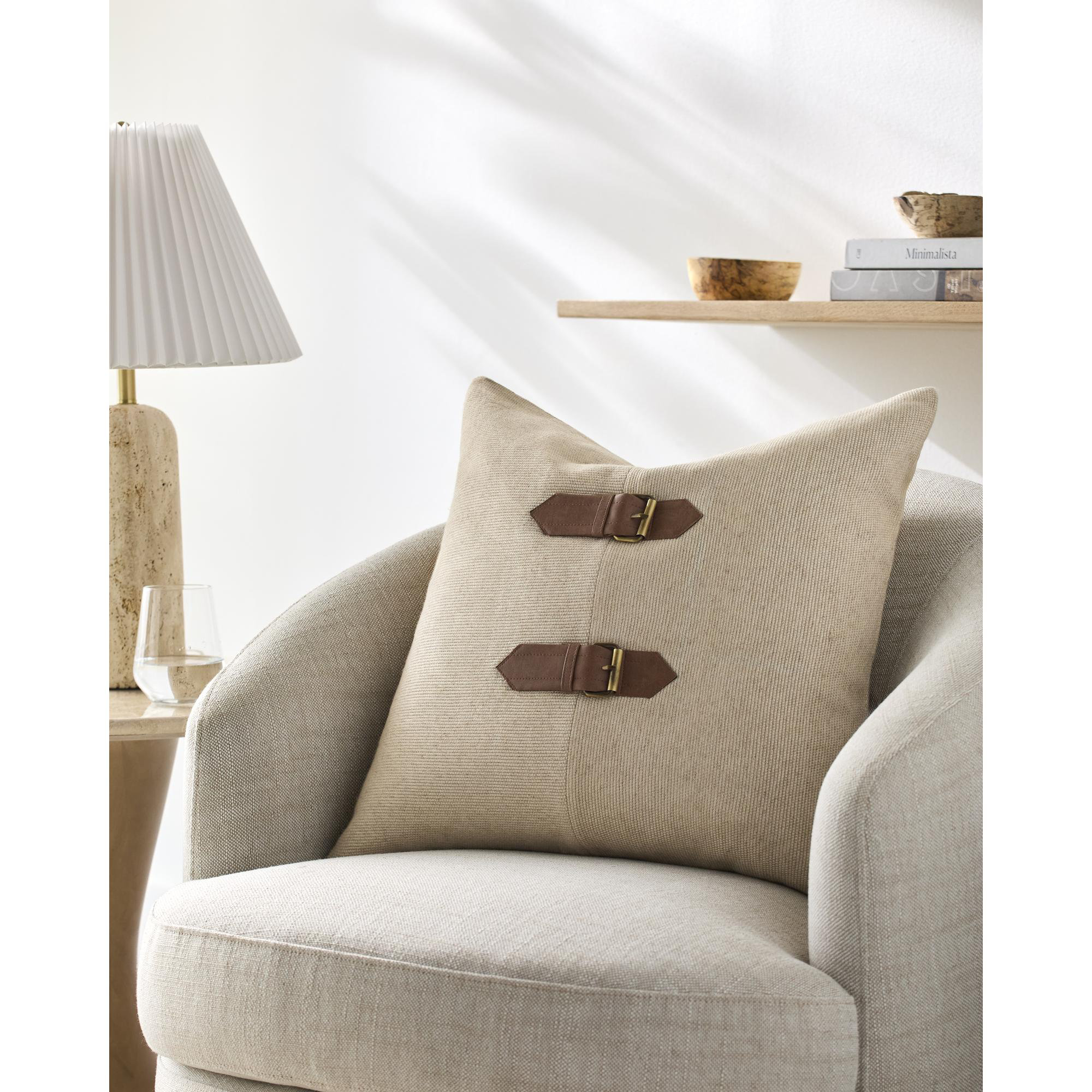 Galey Alix X Livabliss Havre Accent Pillow, 22"H x 22"W, Down