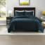 Ensembles de literie en velours luxueux bleu sarcelle pour une maison confortable