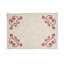 Napperons brodés à volutes en lin (ensemble de 4) - Napperons décoratifs de style campagnard avec broderie d'angle pour les repas de tous les jours, les tables de cuisine et les réceptions-134517761