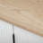 Fluted Kitchen Island with Drop Leaf-1690713889