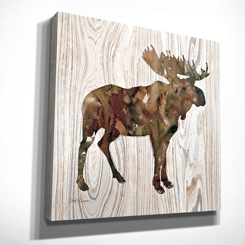 « pin forest orignal » par carol robinson, reproduction d’art sur toile tendue, H 16 po x l 16 po x P 1,5 po