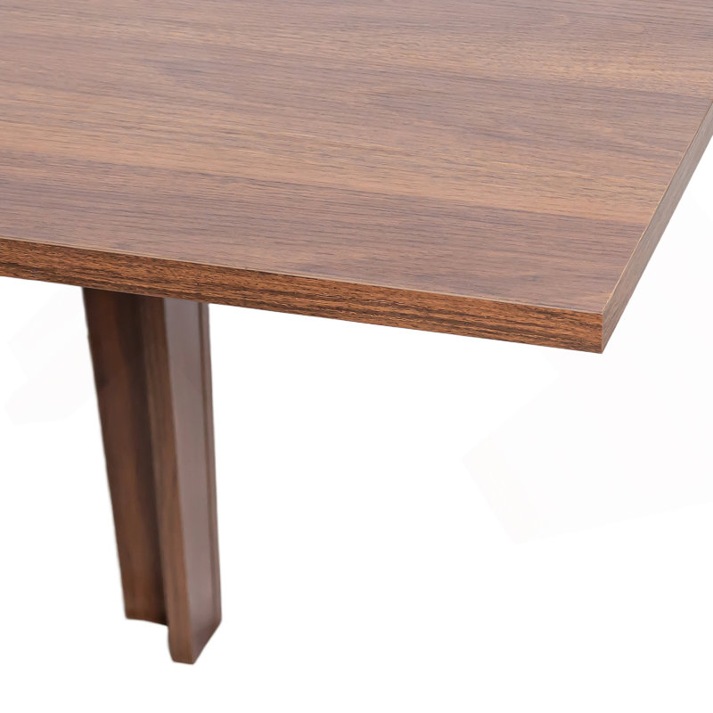 106.3" Wood Expandable Dining Table For 8-12 Person, Walnut