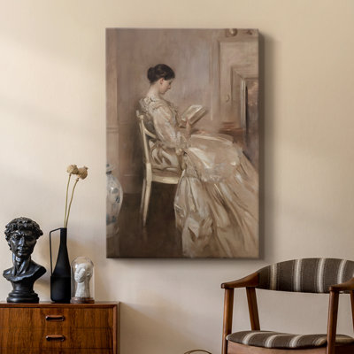 Vintage Portrait Print CXXXI -Custom Wrapped Gallery Cavas