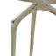 Table d'appoint avec plateau en aluminium noir Jody