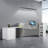 L-Shaped Reception Desk with Lockable Drawers, Computer Desk, and Storage Shelves/Front Desk-503817846-503817847