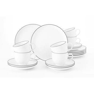Seltmann Weiden Lido Porcelain China Dinnerware - Set of 18