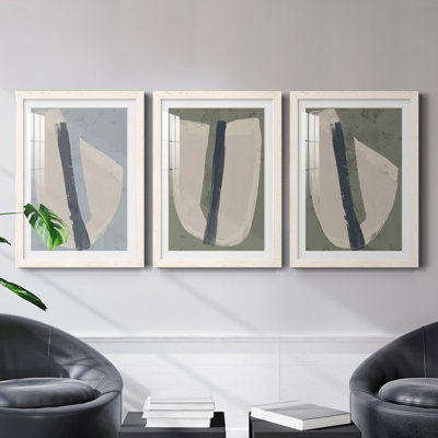 «Paper Slice II», ensemble de 3 reproductions de cadres photo