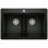 Diamond SILGRANIT 33" L x 22" W Double Bowl Drop-In/Undermount Kitchen Sink