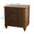 Nightstand with Fluted Top, 3 Drawers and Metal Handles-1921374182-1921374176