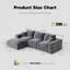 Canapé modulaire Boneless 108 pouces Cloud-1021598694